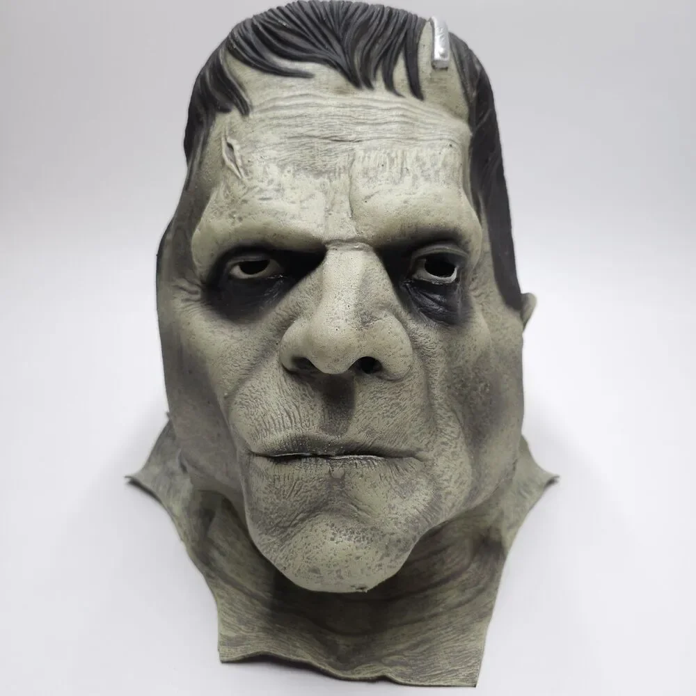 2002 Mask Illusions Frankenstein Latex Made In Mexico Adult Size
